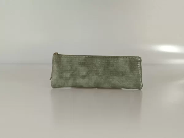 Green Silky PU Pouch