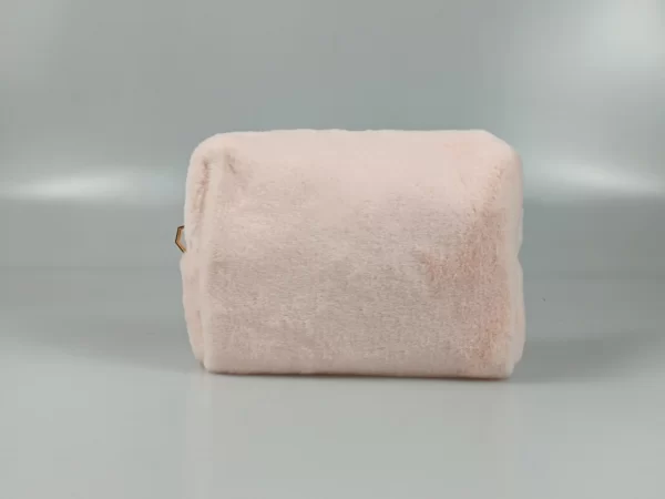 Pink Plush Clutch Bag