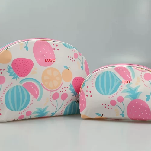 Fruit Print Toiletry Bag Set