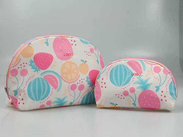 Fruit Print Toiletry Bag Set