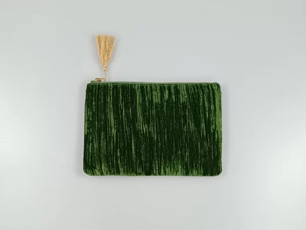 Dark Green Pouch Bag