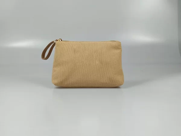 Brown Soft Fashion Cosmetic Bag