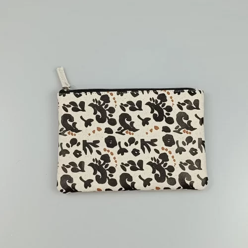 Printed Canvas Pouch Bag