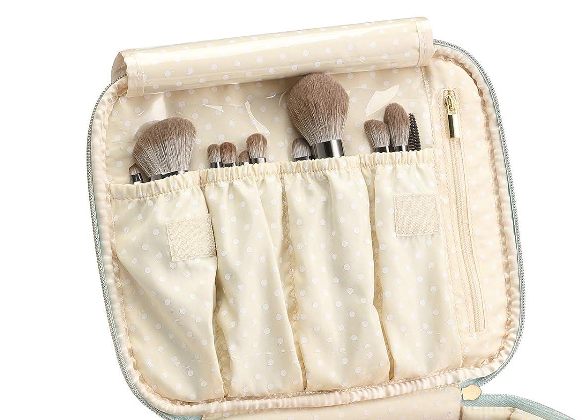 bag with brush slots