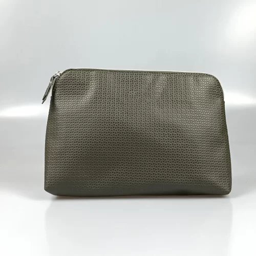 Embossed PU Large Capacity Pouch Bag