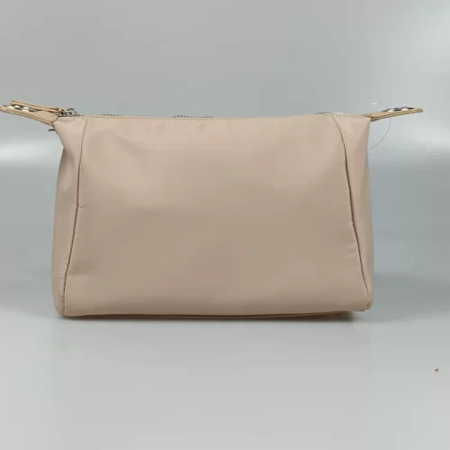 Beige Waterproof Travel Cosmetic Bag