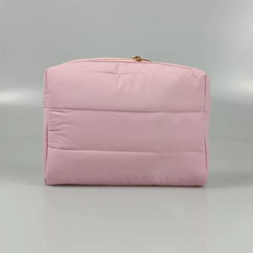 Comfortable Handheld Travel Cosmetic Bag - Pink