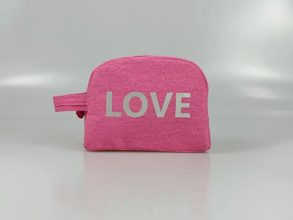 Printed "LOVE" Fashion Makeup Bag