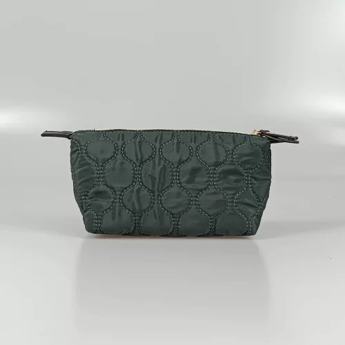 Green Pattern Daily Cosmetic Bag