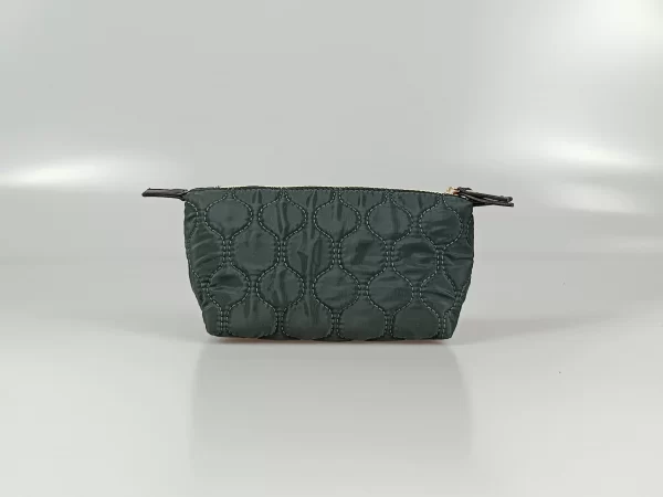 Green Pattern Daily Cosmetic Bag